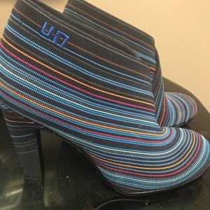 Multicolor booties. United Nude